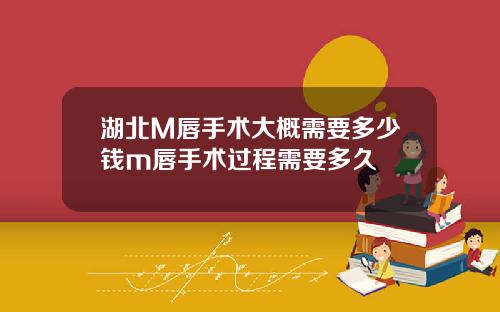 湖北M唇手术大概需要多少钱m唇手术过程需要多久